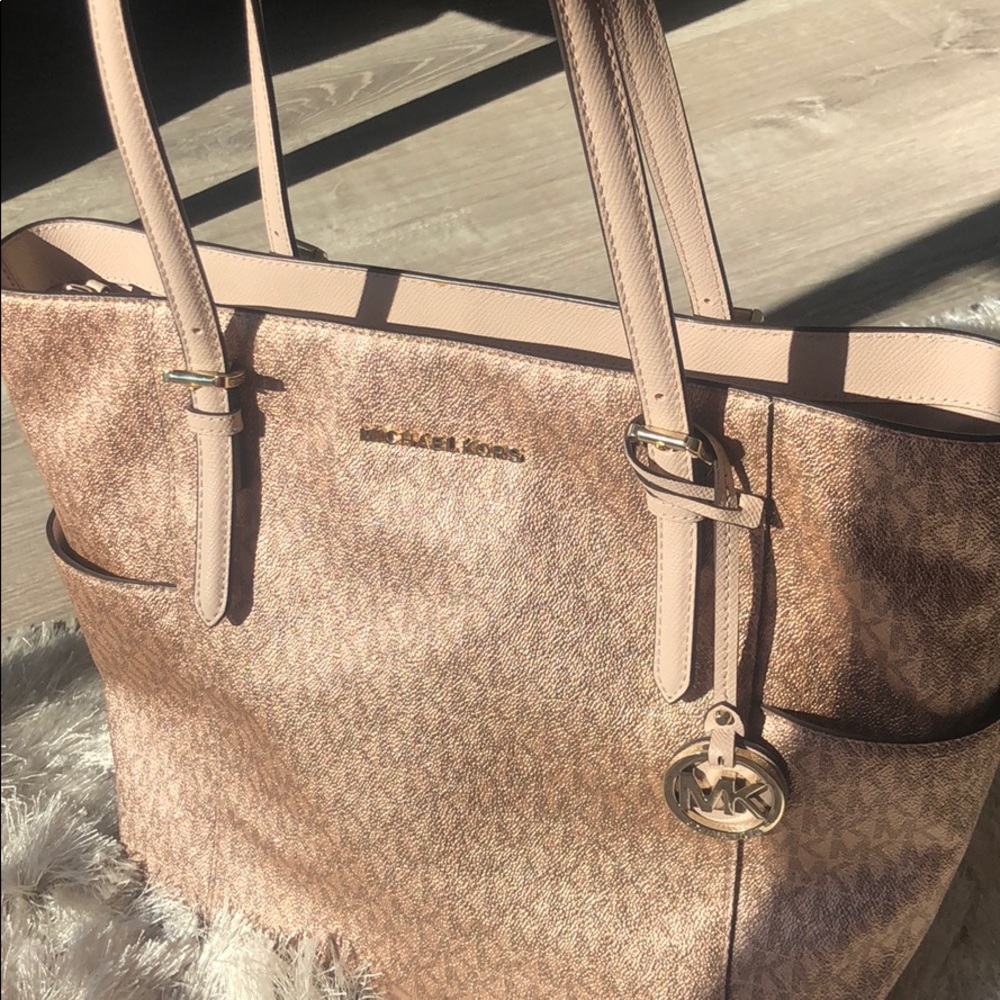 Rose Gold Michael Kors Purse